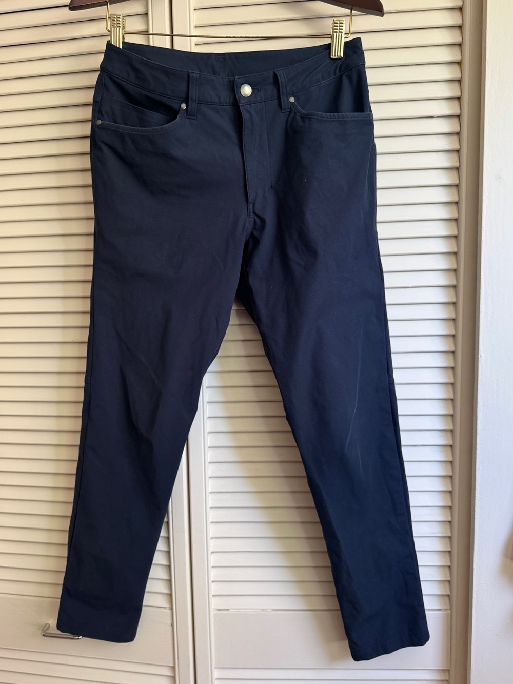 lululemon athletica Straight-Leg Jeans in Navy